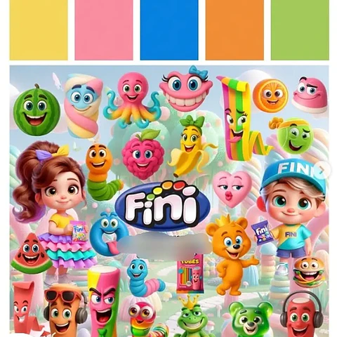 Kit Digital Doces Fini 3D - Fanddy