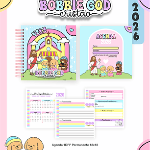 Arquivo Combo Escolar Bobbie God Cristão Menina - PAMELLA