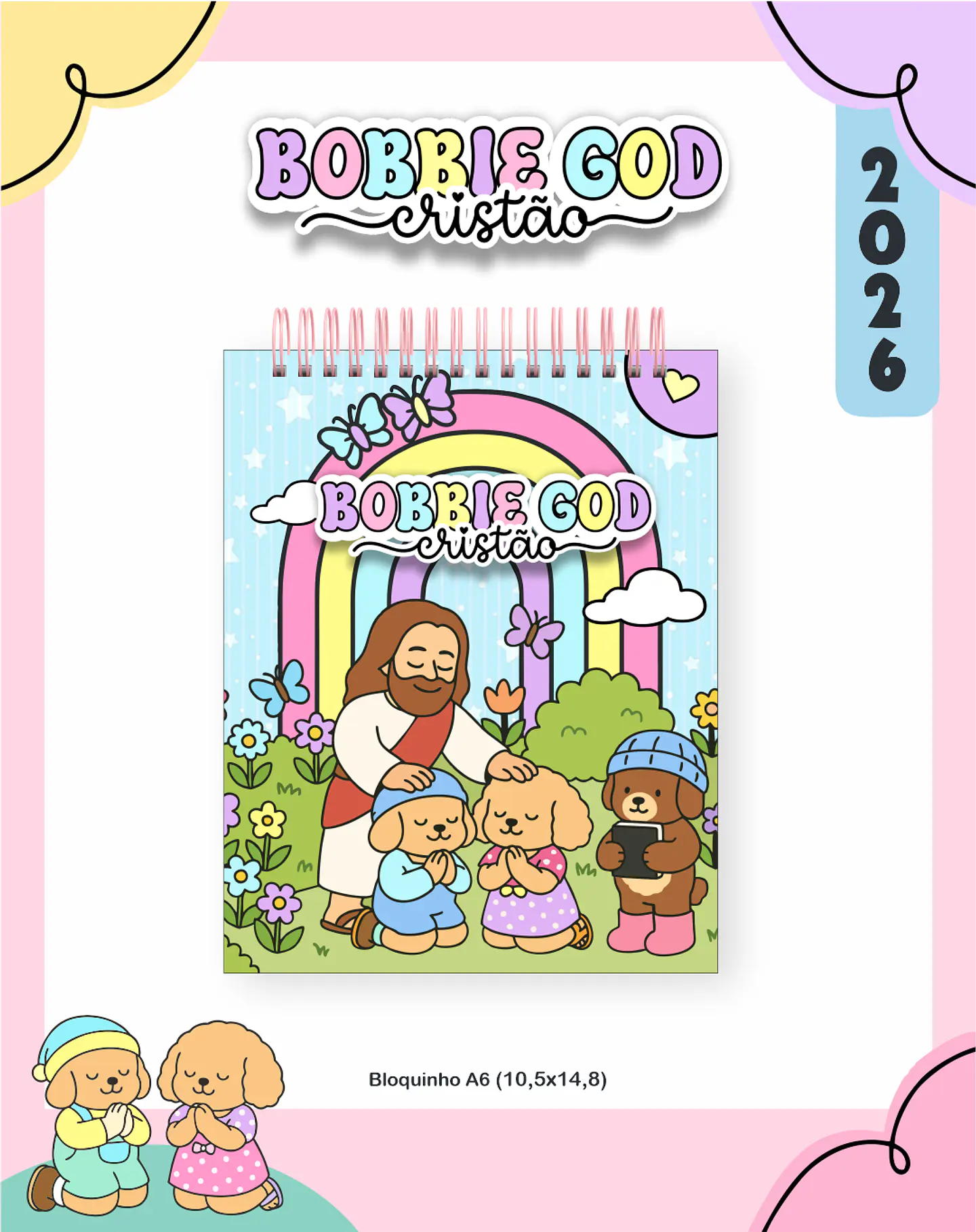 Arquivo Combo Escolar Bobbie God Cristão Menina - PAMELLA 5