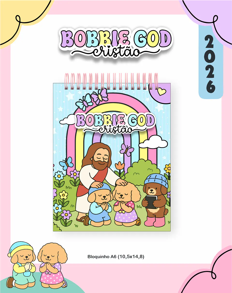 Arquivo Combo Escolar Bobbie God Cristão Menina - PAMELLA 5