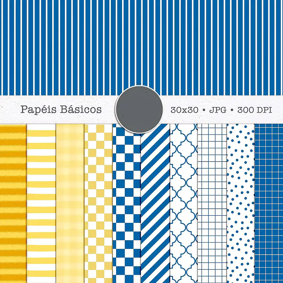 Kit Digital Summer Feelings Combo Papéis 01 2