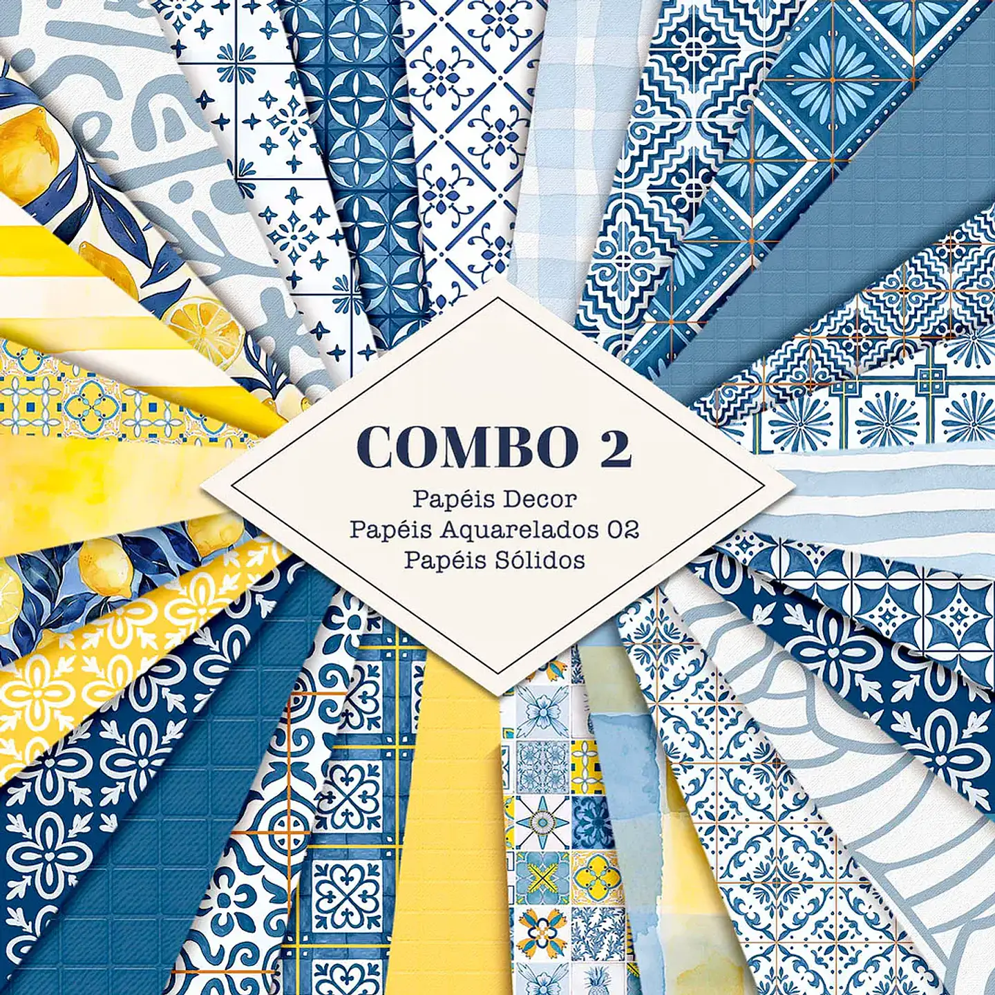 Kit Digital Summer Feelings Combo Papéis 02 - 4