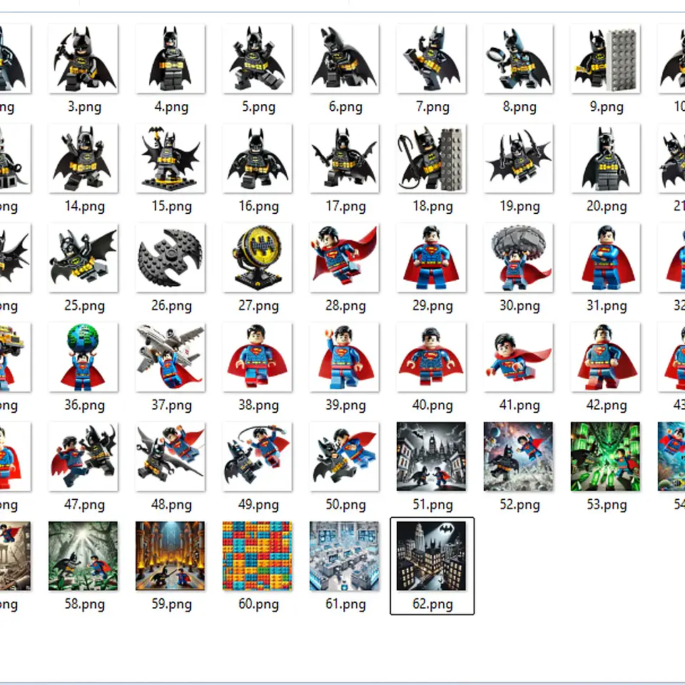 Kit Digital Batman VS Superman Lego - Eternize 2