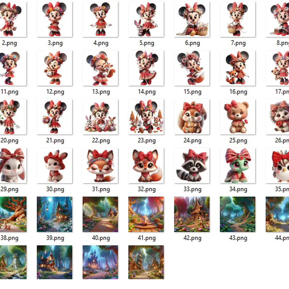 Kit Digital Bosque da Minnie - Eternize 2
