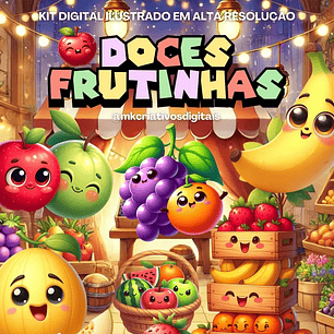 Kit Digital Doces Frutinhas