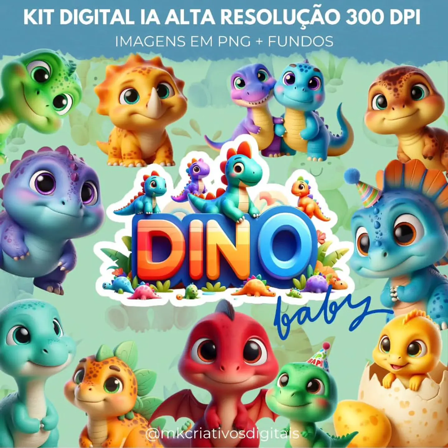 Kit Digital Dino Baby - MK 1