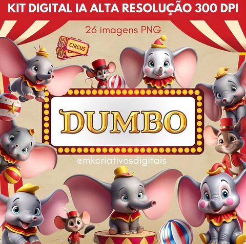 Kit Digital Dumbo 3D - MK
