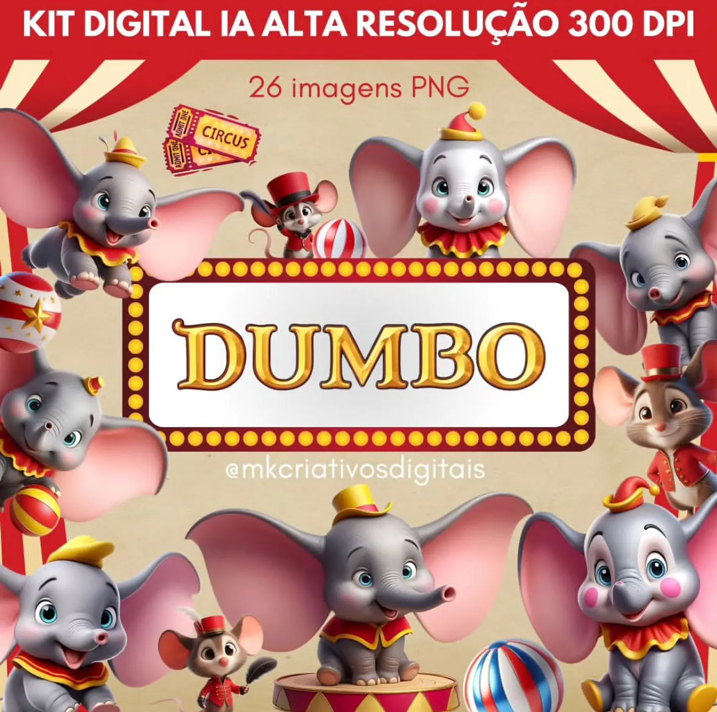 Kit Digital Dumbo 3D - MK 1