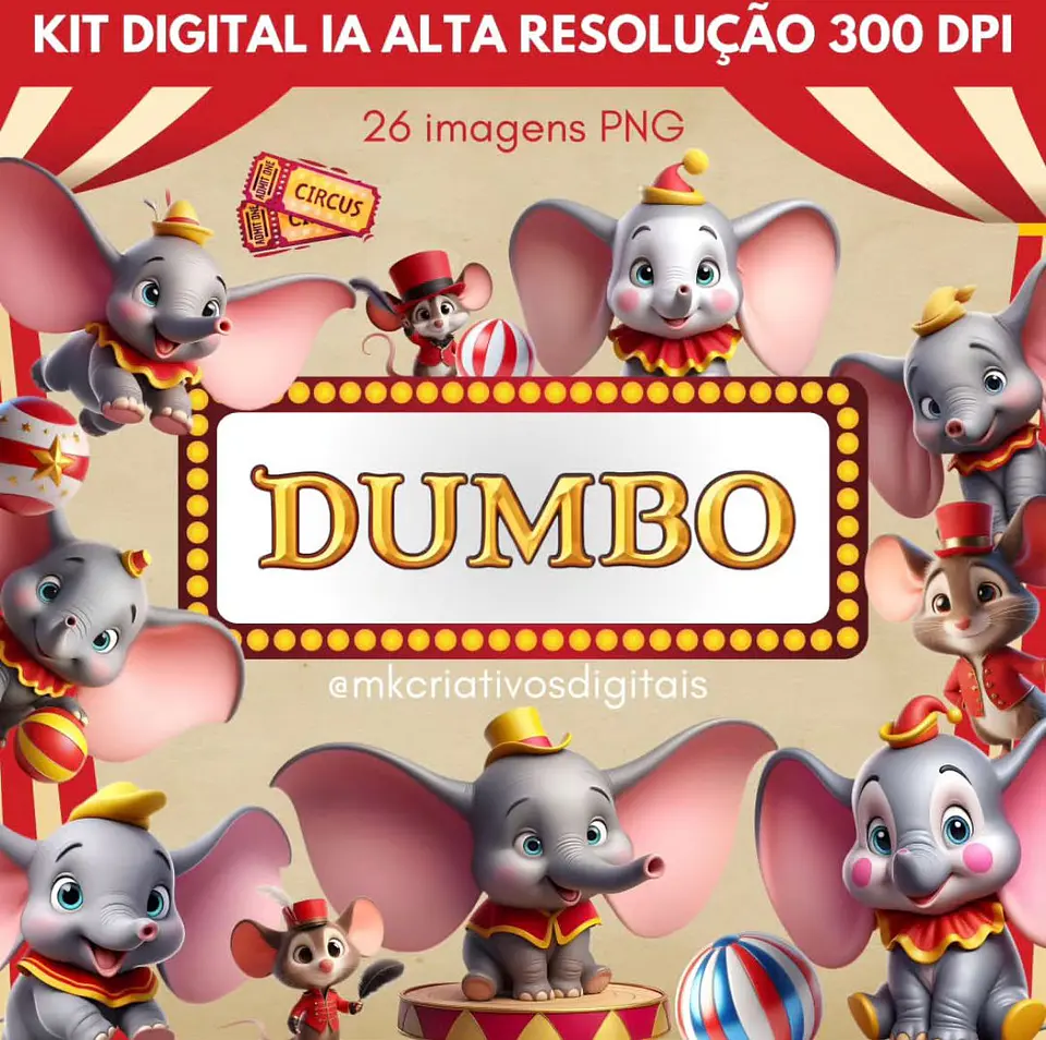 Kit Digital Dumbo 3D - MK 1
