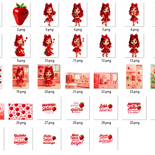 Kit Digital Moranguinha do Amor - TOKE