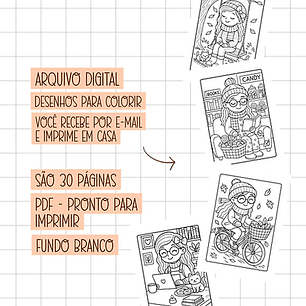 Arquivo Livro de Colorir Dias de Outono - Amora Ateliê