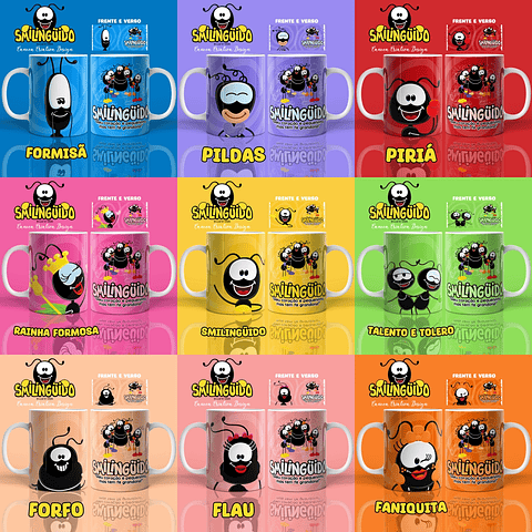 Arquivo Canecas Turma do Smilinguido - Caneca Criativa