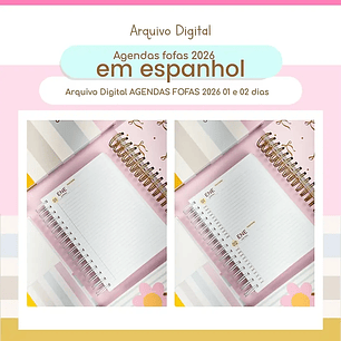 Arquivo Agenda A5 2026 em Espanhol - G19