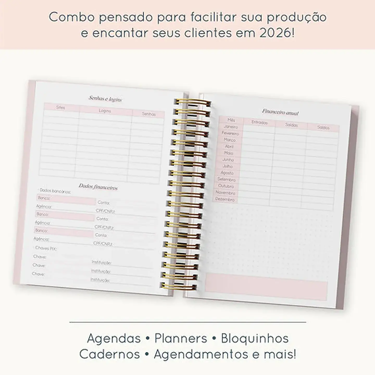 Arquivo Combo Encadernação 2026 - Papel Sorriso 2