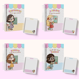 Arquivo Dia dos Professores Caderno A5 - Luminous