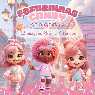 Kit Digital Fofurinhas Candy - MK