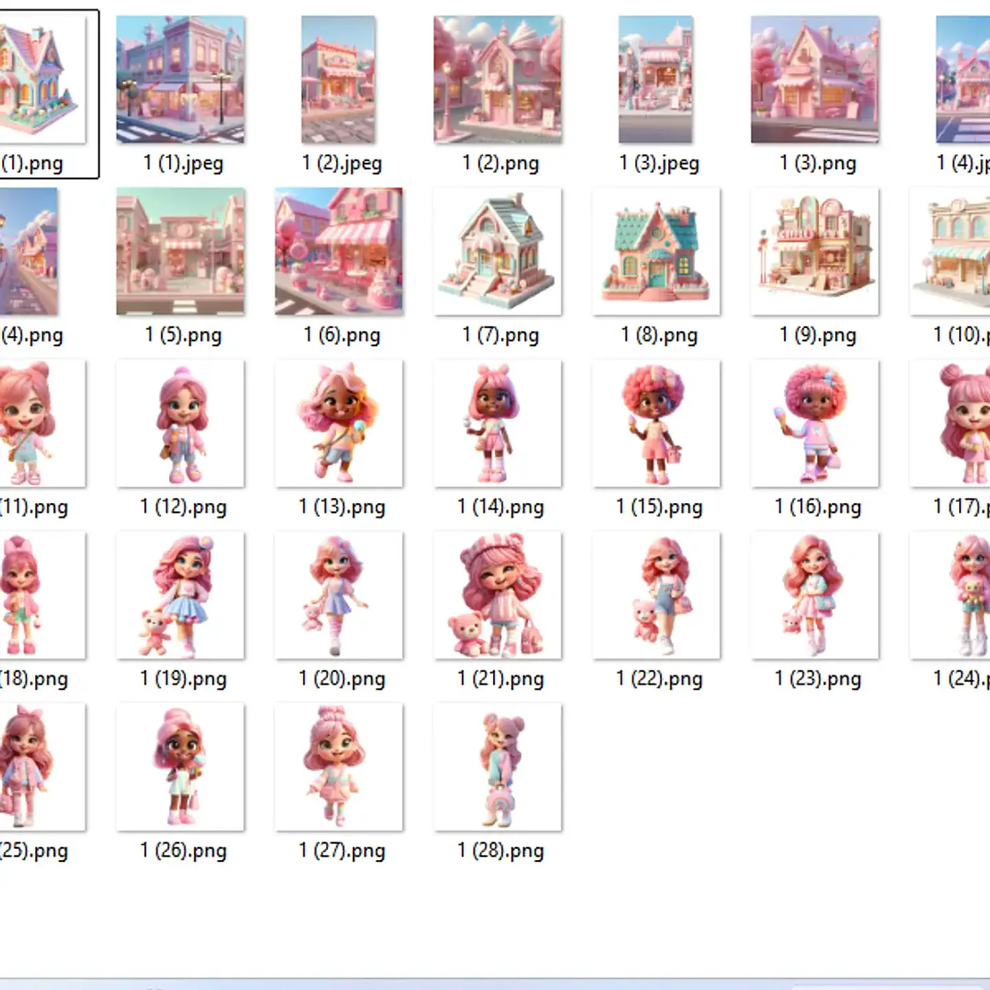 Kit Digital Fofurinhas Candy - MK 2