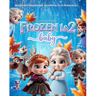 Kit Digital Frozen Baby - MK