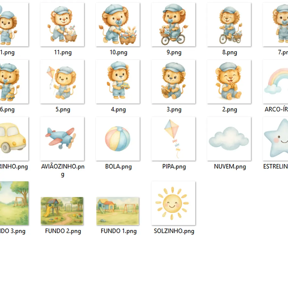 Kit Digital Leãzinho - MK 2