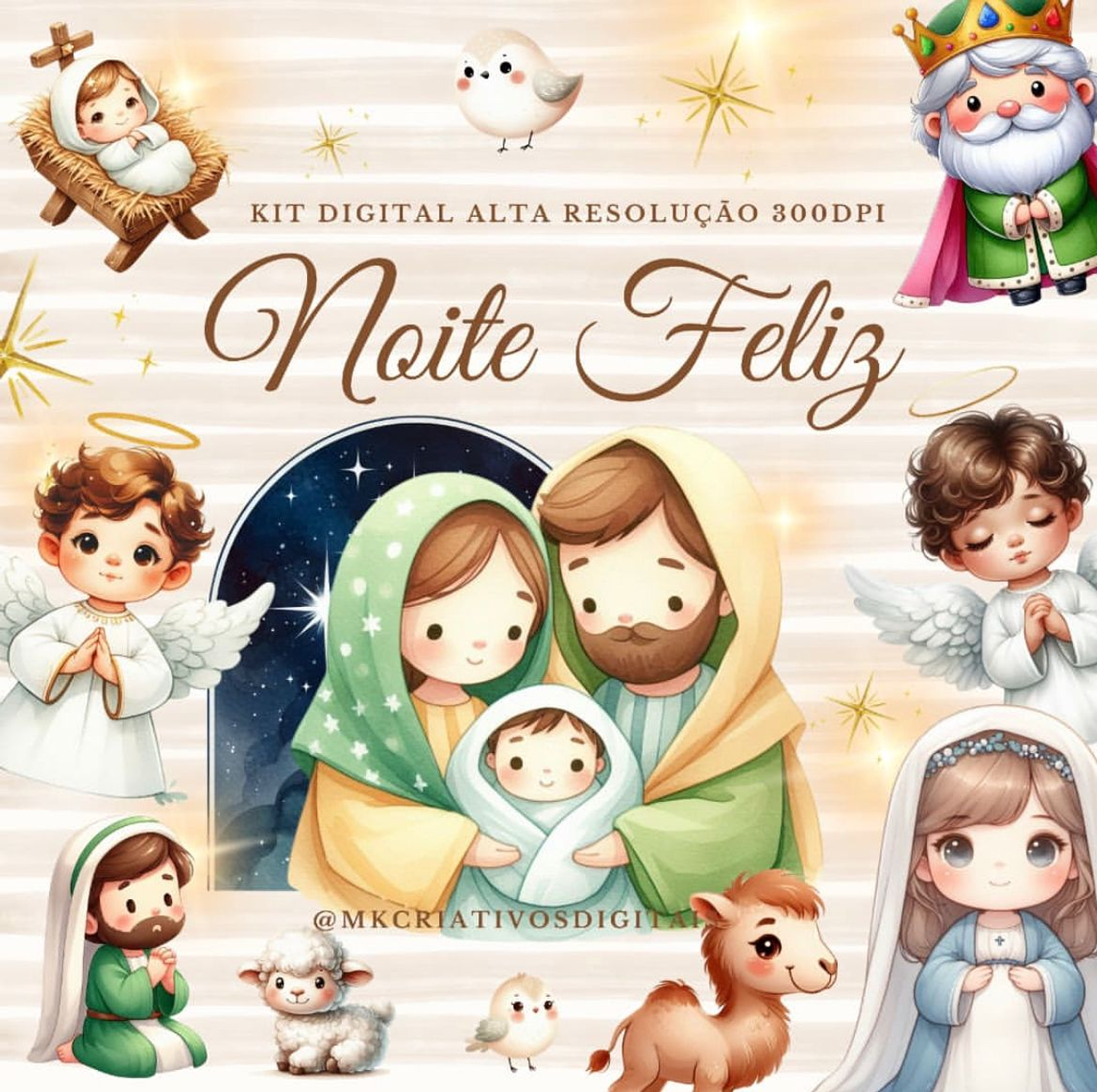 Kit Digital Noite Feliz - MK 1