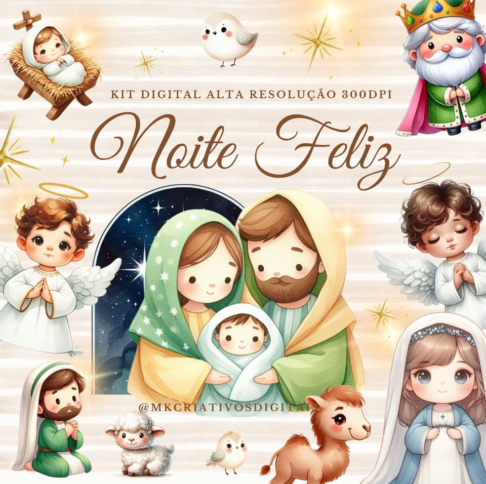 Kit Digital Noite Feliz - MK 1