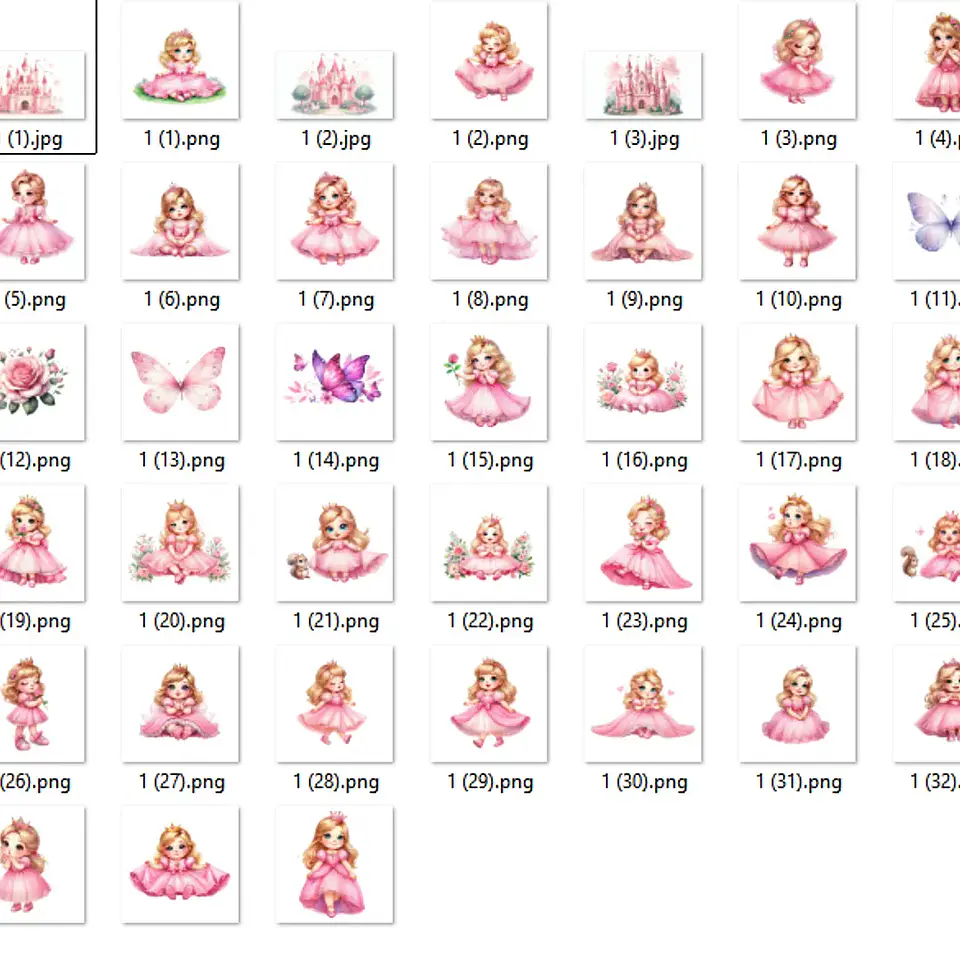 Kit Digital Princesa Aurora baby - MK 2