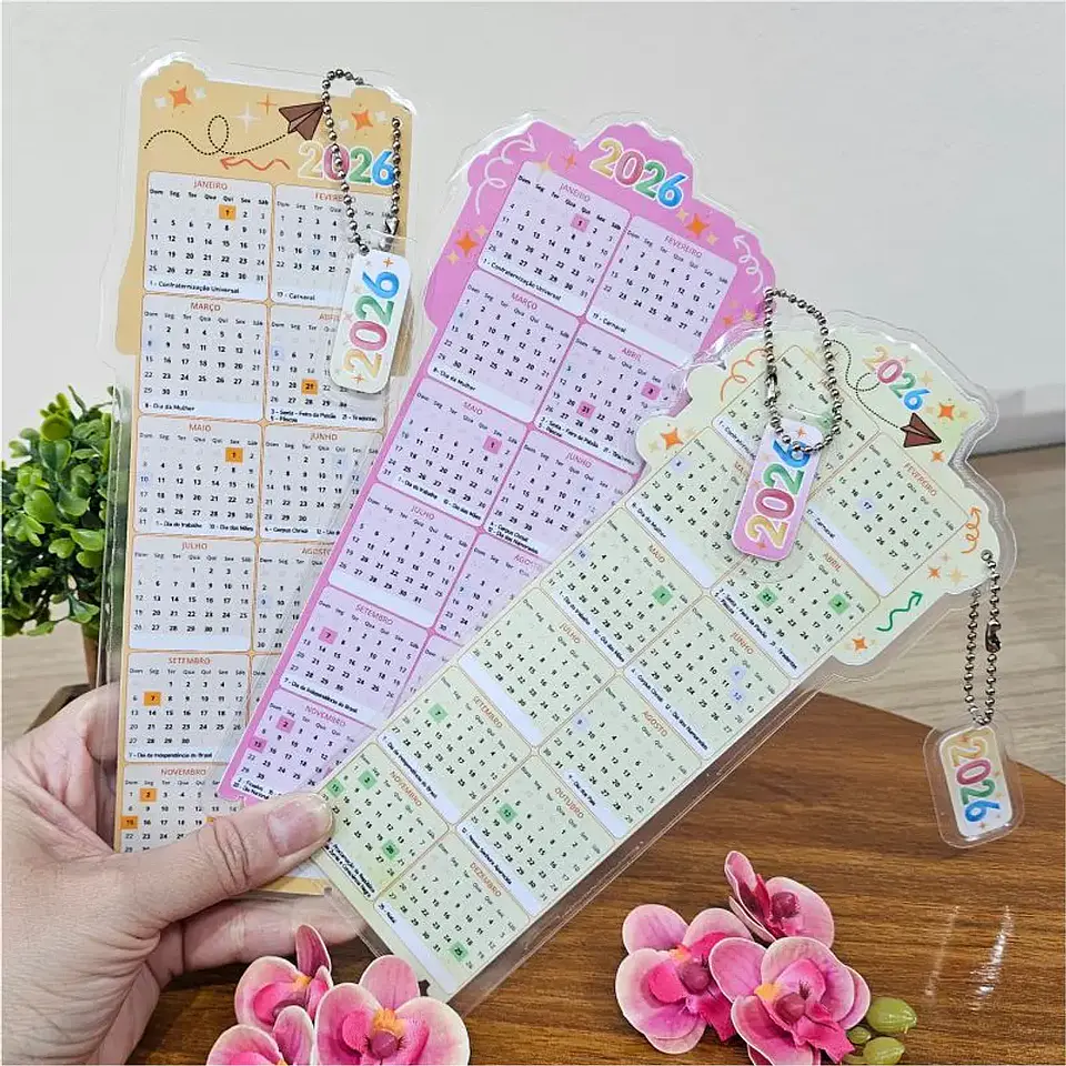 Arquivo Marcadores de Página Calendário 2026 - Iza Nagliatti 3
