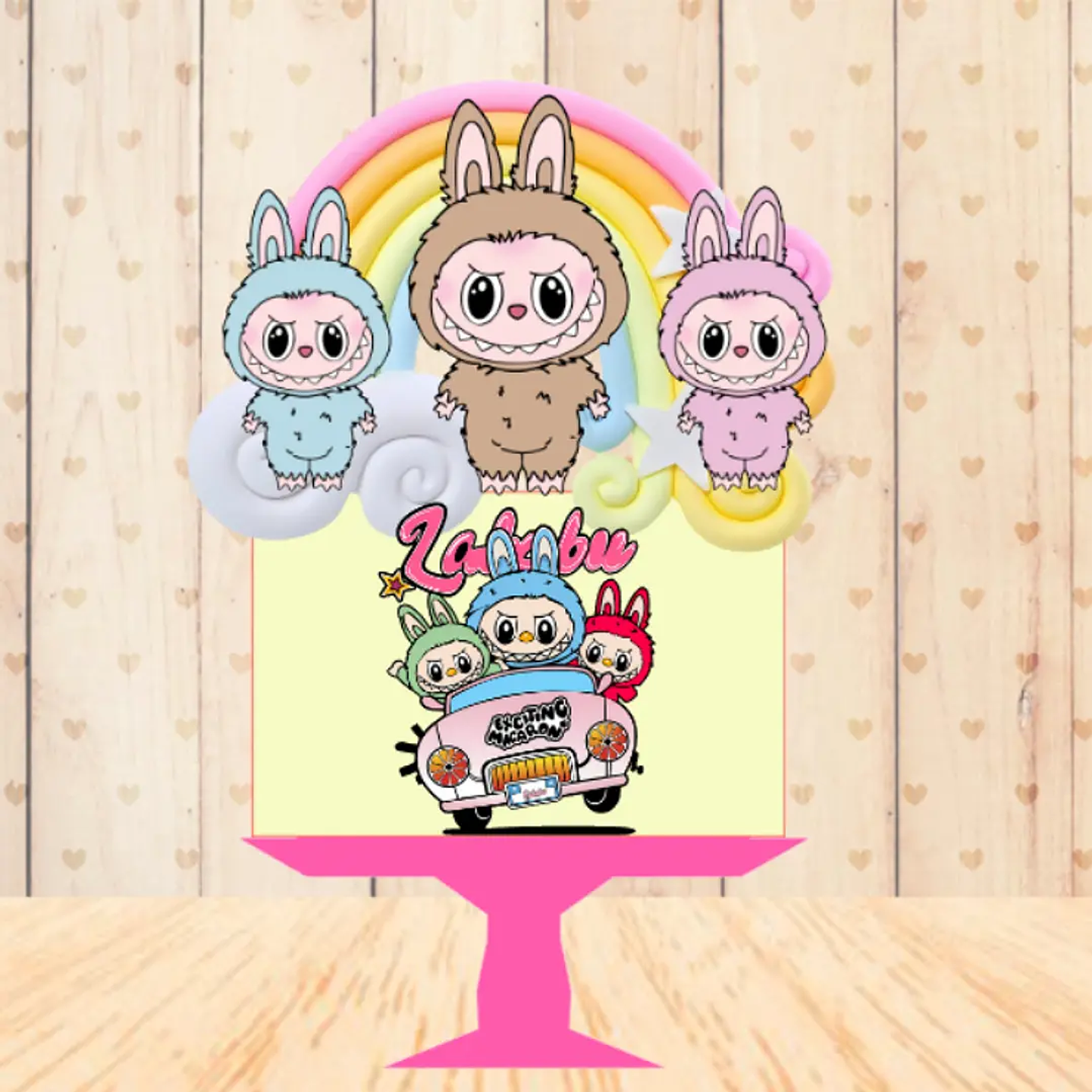 Arquivo Topo de Bolo Labubu 1