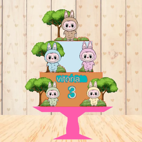 Arquivo Topo de Bolo Labubu