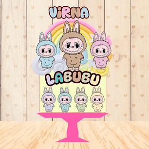 Arquivo Topo de Bolo Labubu