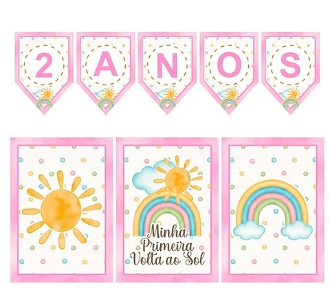 Arquivo de Corte Sunshine Raio de Sol - Juliana Artes