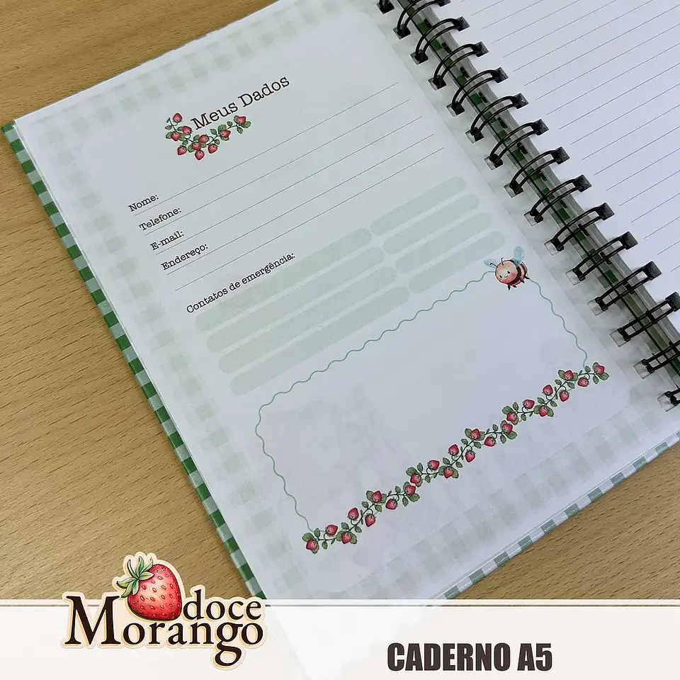 Arquivo Doce Morango Combo Encadernação 4