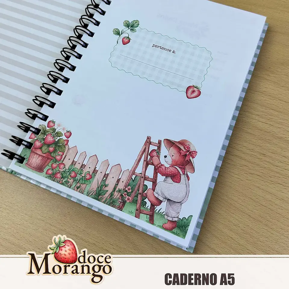 Arquivo Doce Morango Combo Encadernação 5