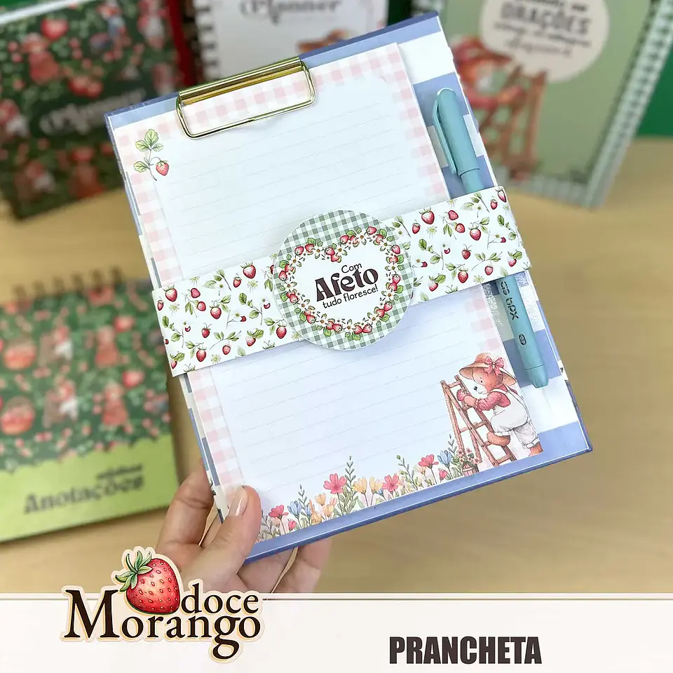 Arquivo Doce Morango Combo Encadernação 8