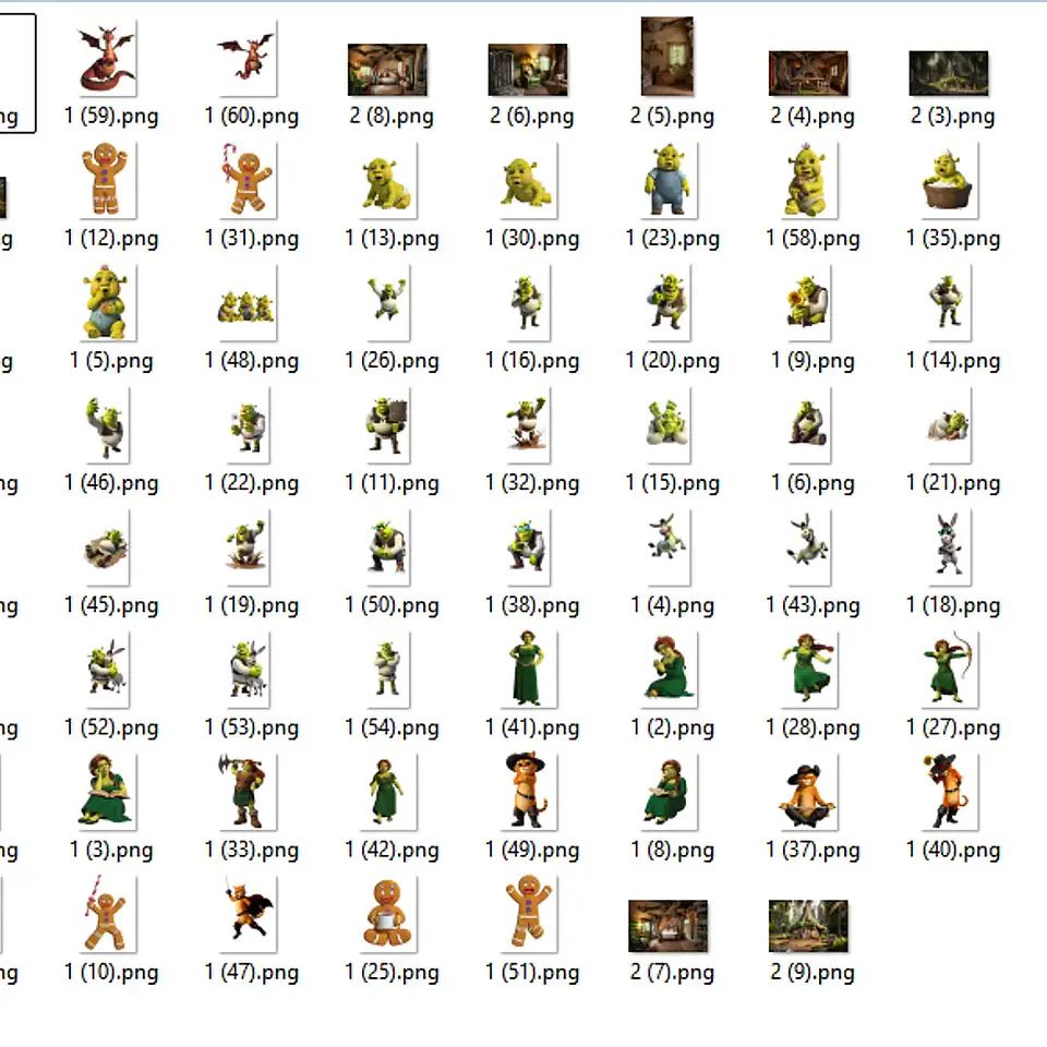 Kit Digital Shrek - Ilustradeb 2