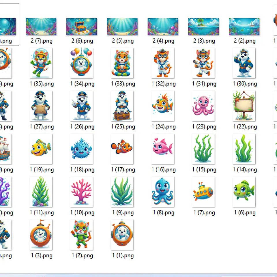 Kit Digital Urso Marinheiro - Ilustradeb 2