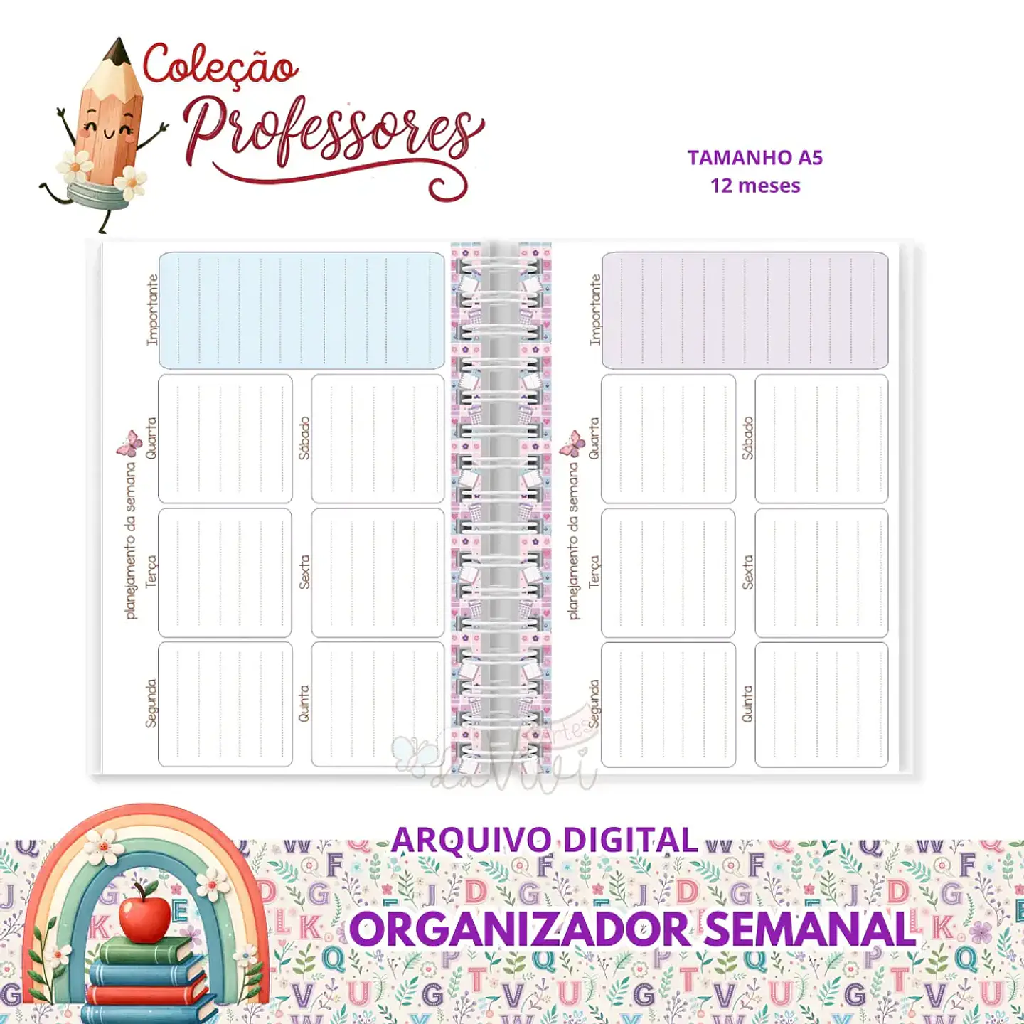 Arquivo Professores Organizador Semanal - Vivi 1