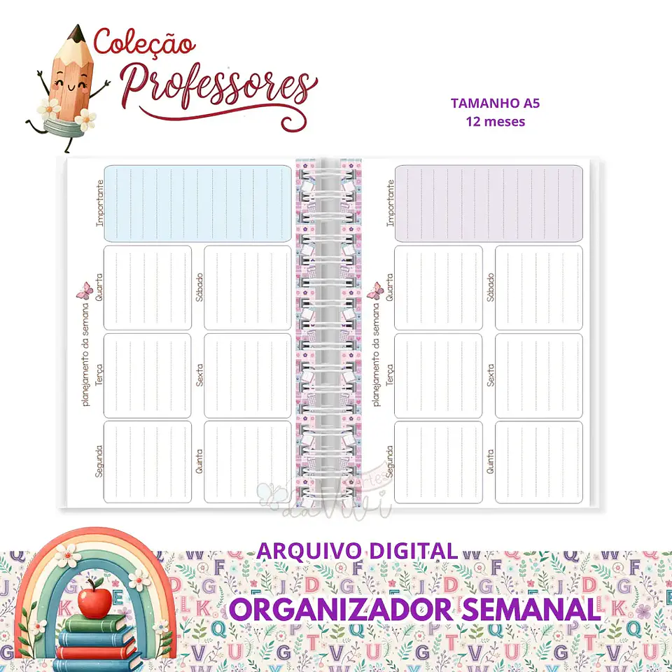 Arquivo Professores Organizador Semanal - Vivi 1