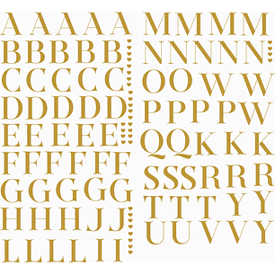 Arquivo Caneca DTF UV Alfabeto Completo - Caneca Básica