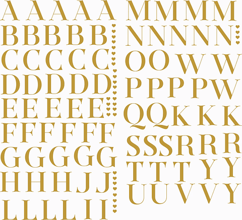 Arquivo Caneca DTF UV Alfabeto Completo - Caneca Básica