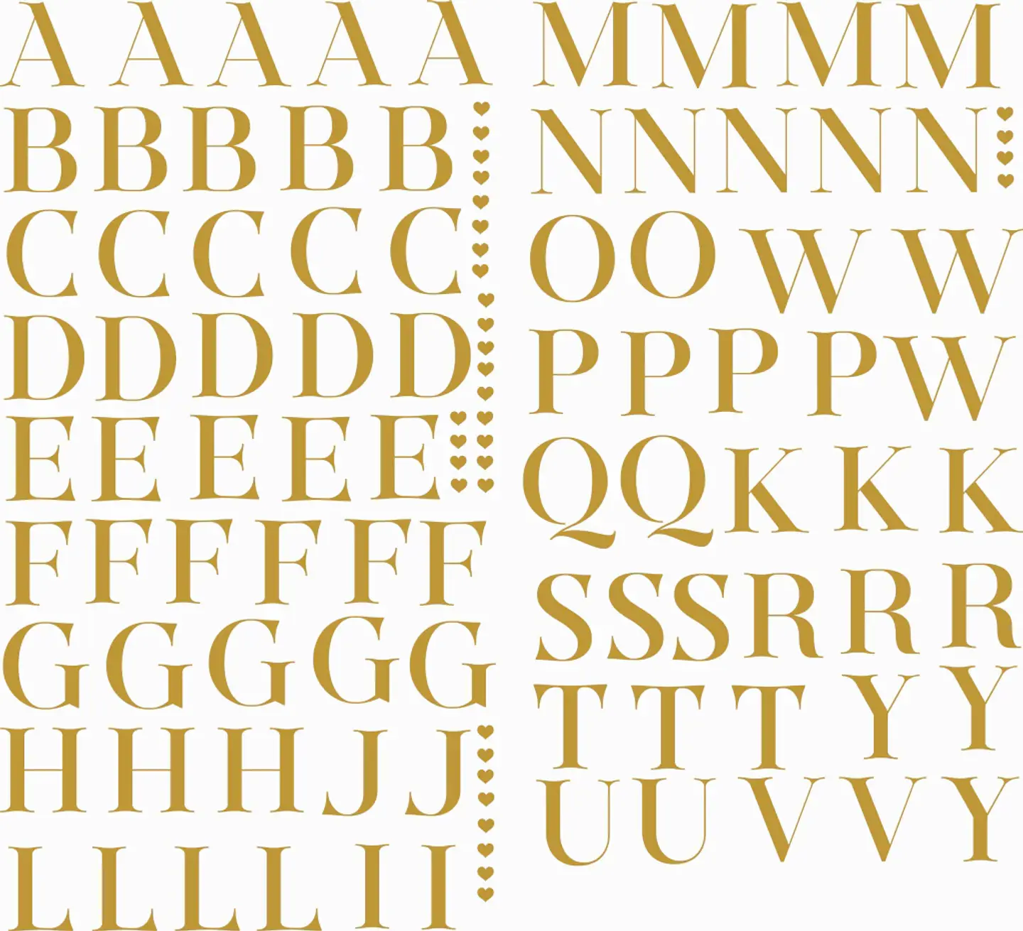 Arquivo Caneca DTF UV Alfabeto Completo - Caneca Básica 1