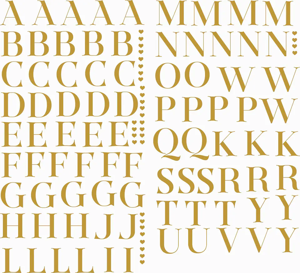 Arquivo Caneca DTF UV Alfabeto Completo - Caneca Básica 1