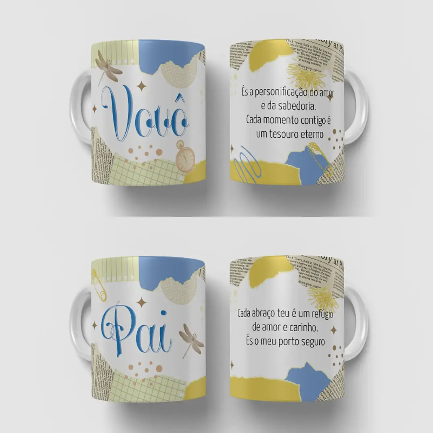 Arquivo Mini Pack Canecas Família - Originale 2