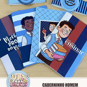 Arquivo Caderninhos Professor Homem - Tita