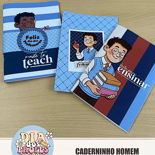 Arquivo Caderninhos Professor Homem - Tita