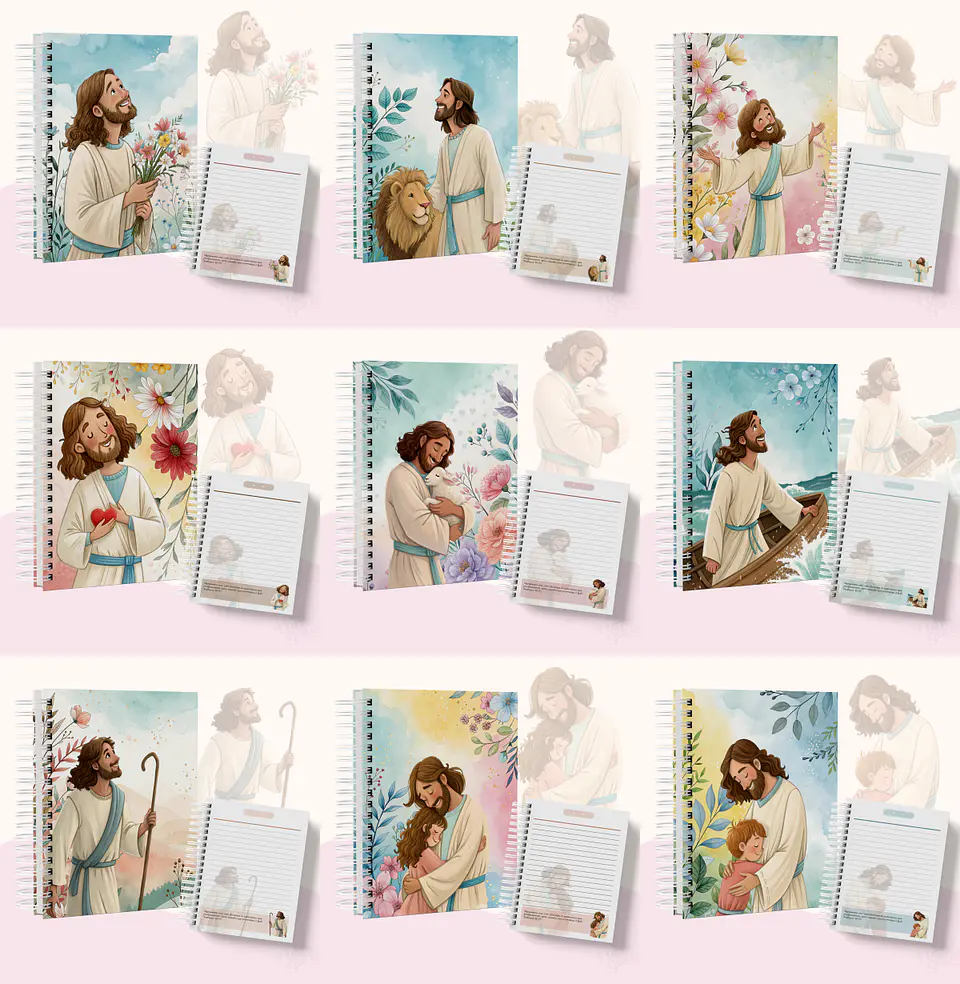 Arquivo Coleção Cadernos Meu Doce Jesus - Luminous Paper 1