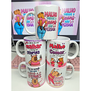 Arquivo Caneca Capivara Fitness - Canecas Criativas