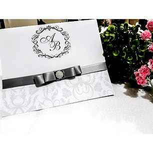 Arquivo de Corte Convite Casamento Prata