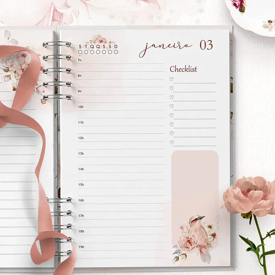 Combo Agendas 2026 e Perm Floral Refúgio - Bicho Papel 10