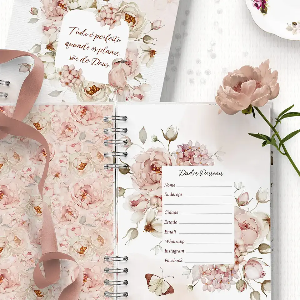 Combo Agendas 2026 e Perm Floral Refúgio - Bicho Papel 11